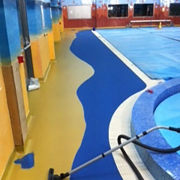 After product of the flooring for Billing Aquadrome