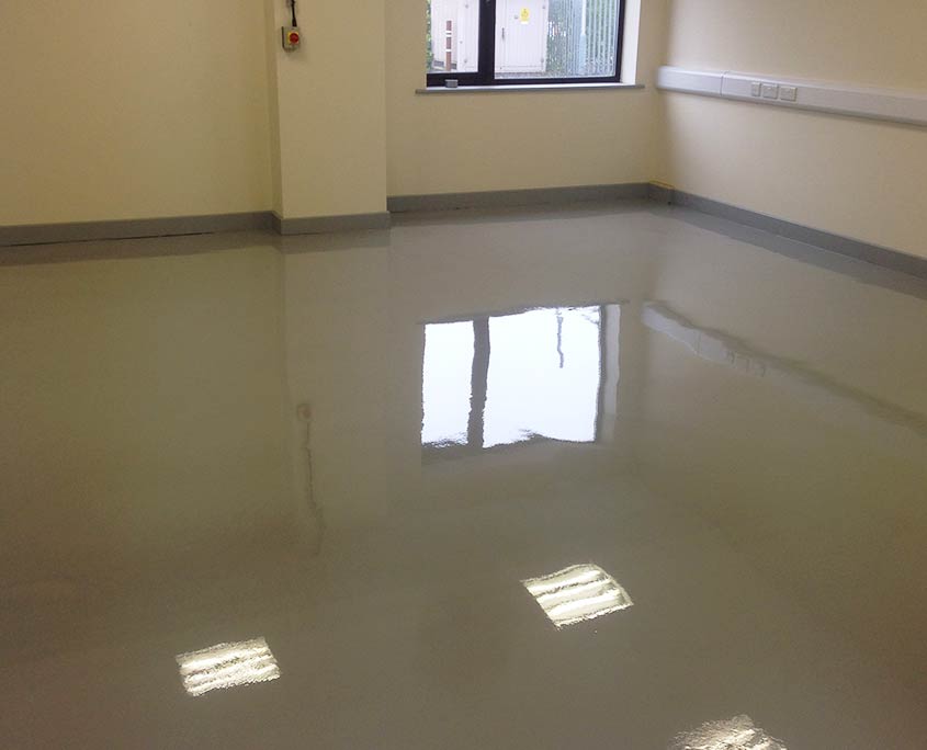 Reflections on a Resin Floor Screeds
