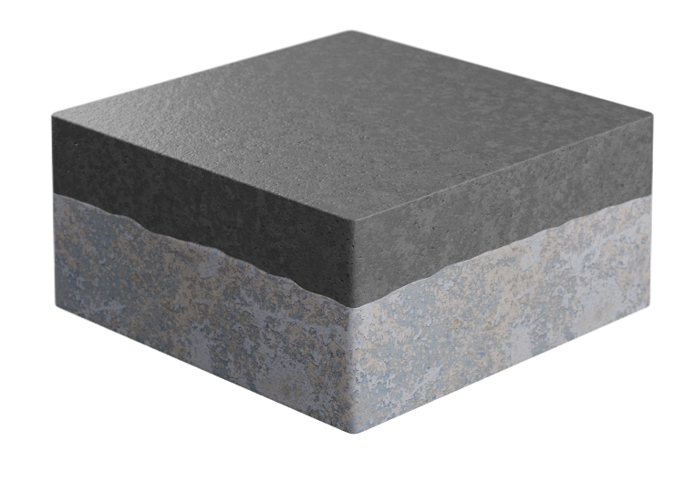 Grey concrete diagram