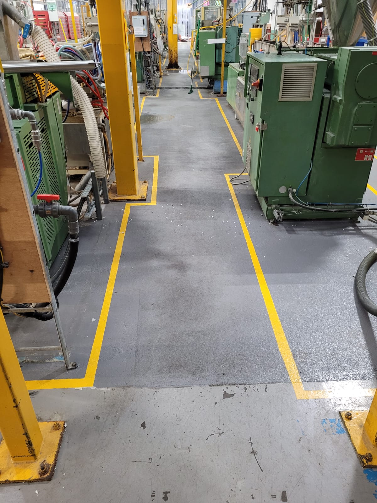 Warehouse image after flooring renewal