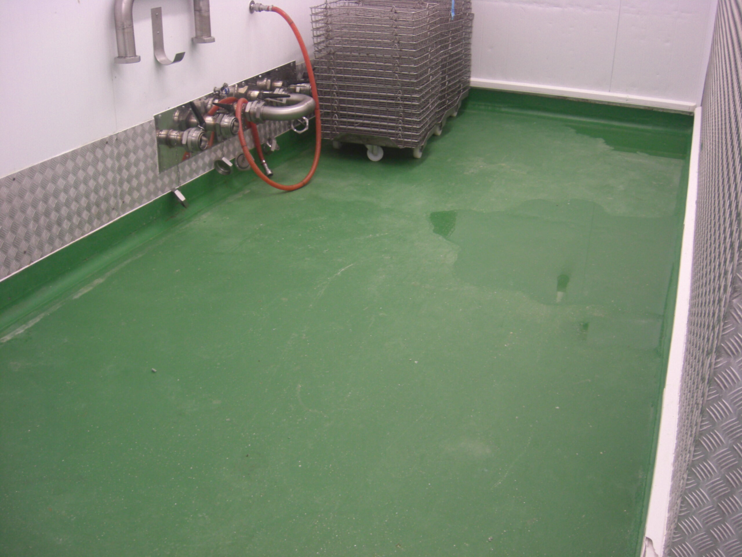 MSC were responsible for installing new floor screeds and coving detail
